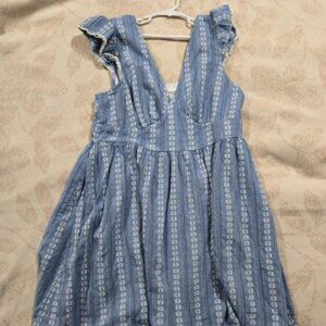 Peyton & Parker Women's Flutter Sleeve V-Neck Midi Dress